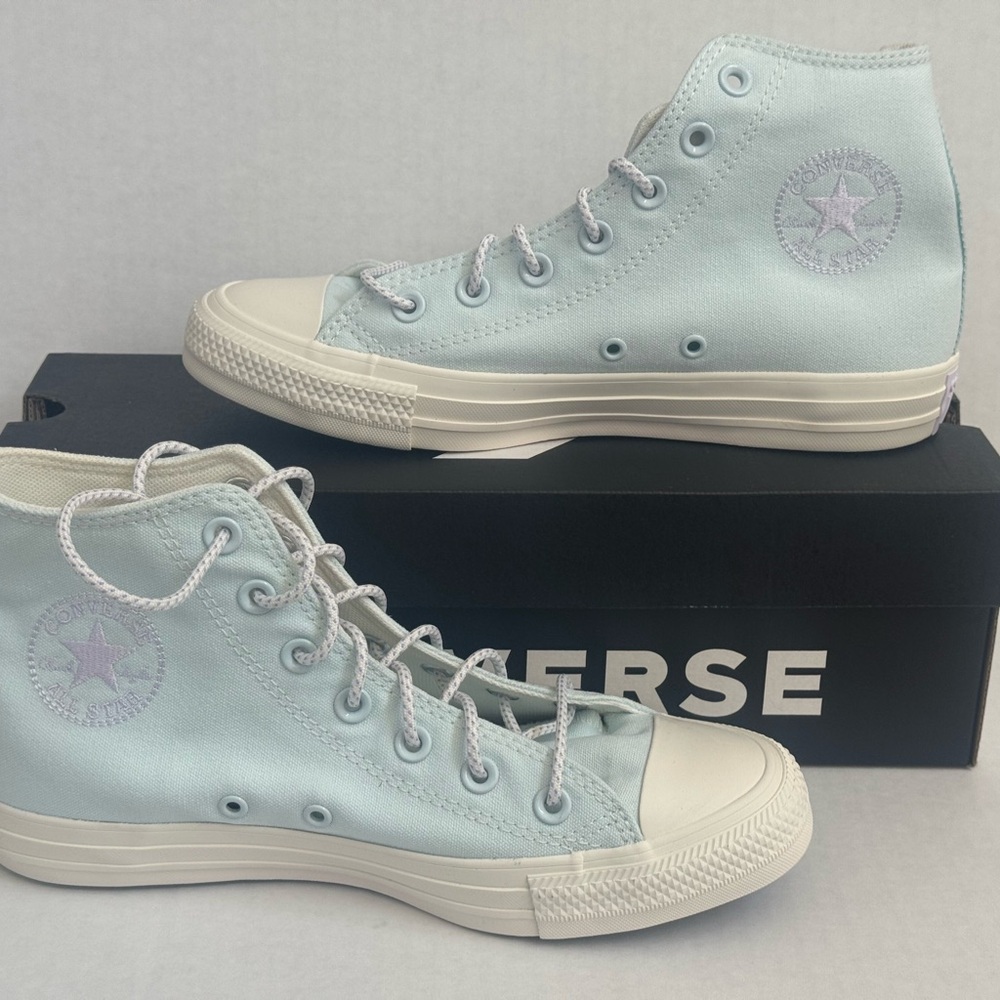 Converse Sky Aqua Mist/Vapor Violet/Egret High-Tops